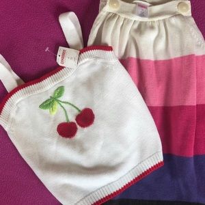 NWTs Gymboree Sz 5 Knit Lot Dress&Cherry